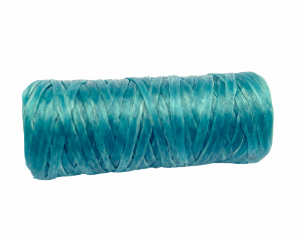 Kulay Turquoise Bobbin Artificial Deer Sinew Waxed Flat Poly Thread, 20 Yards, 5 Ply, 70 LB Test - Free Shipping!