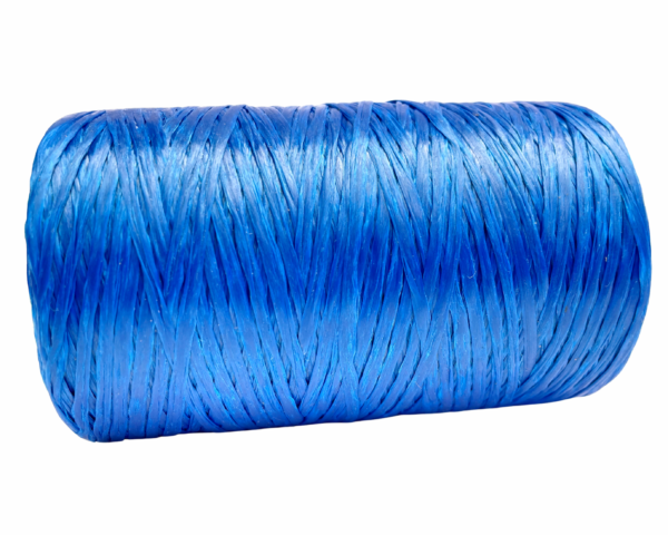 Kulay Artificial Deer Sinew Blue Waxed Flat Polyester Thread for Beading, Leather, Tie-dye Crafts and Sewing, Blue Sinue (5-Ply, 300 Yards or 900 Feet)