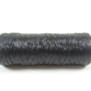 Kulay Black Bobbin Artificial Deer Sinew Waxed Flat Poly Thread, 20 Yards, 5 Ply, 70 LB Test - Free Shipping!