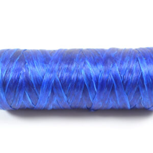 Kulay Blue Bobbin Artificial Deer Sinew Waxed Flat Poly Thread, 20 Yards, 5 Ply, 70 LB Test - Free Shipping