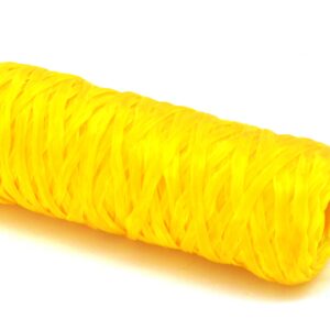Kulay Yellow Bobbin Artificial Deer Sinew Waxed Flat Poly Thread, 20 Yards, 5 Ply, 70 LB Test - Free Shipping!