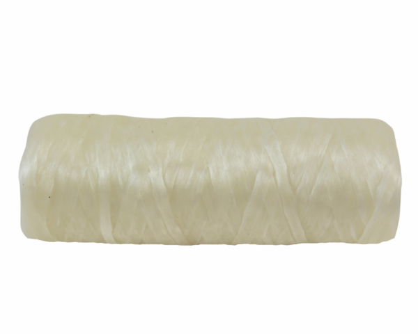 Kulay White Bobbin Artificial Deer Sinew Waxed Flat Poly Thread, 20 Yards, 5 Ply, 70 LB Test - Free Shipping