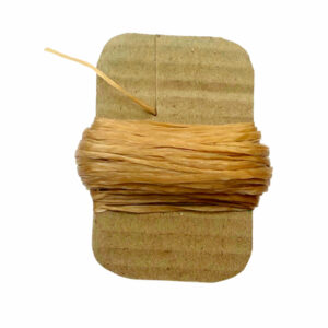 Kulay Brown Bobbin Artificial Deer Sinew Waxed Flat Poly Thread, 20 Yards, 5 Ply, 70 LB Test - Free Shipping!