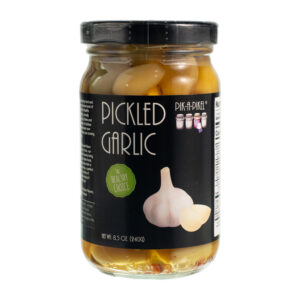 Pik-A-Pikel Pickled Garlic Original Made from Fresh Garlic, Product of the Philippines (240 Grams Jar)