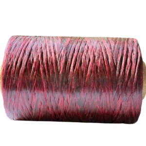Kulay Artificial Deer Sinew Burgundy Waxed Flat Polyester Thread for Beading, Leather, Tie-dye Crafts and Sewing, Natural Sinue (5-Ply, 300 Yards or 900 Feet)
