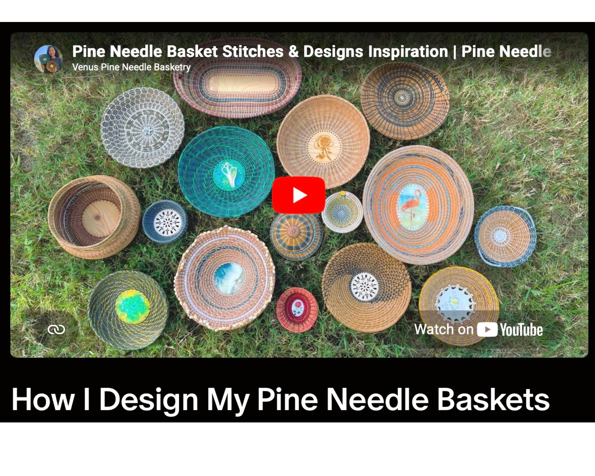 3-MONTH Online Course - Learn how to Make Pine Needle Baskets from scratch - Pine Needle Class - Pine Needle Basket-Making Tutorials - Image 14