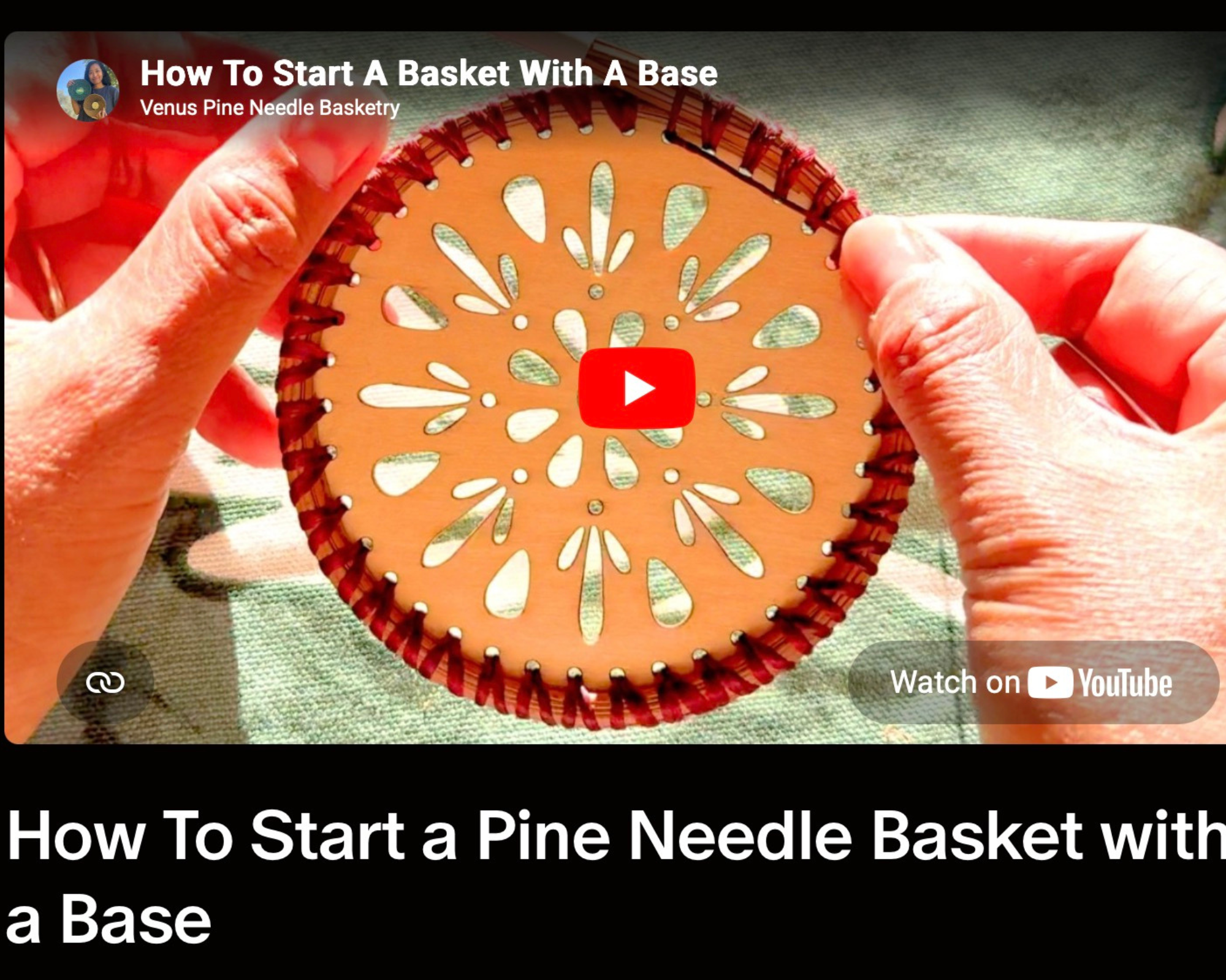 3-MONTH Online Course - Learn how to Make Pine Needle Baskets from scratch - Pine Needle Class - Pine Needle Basket-Making Tutorials - Image 7