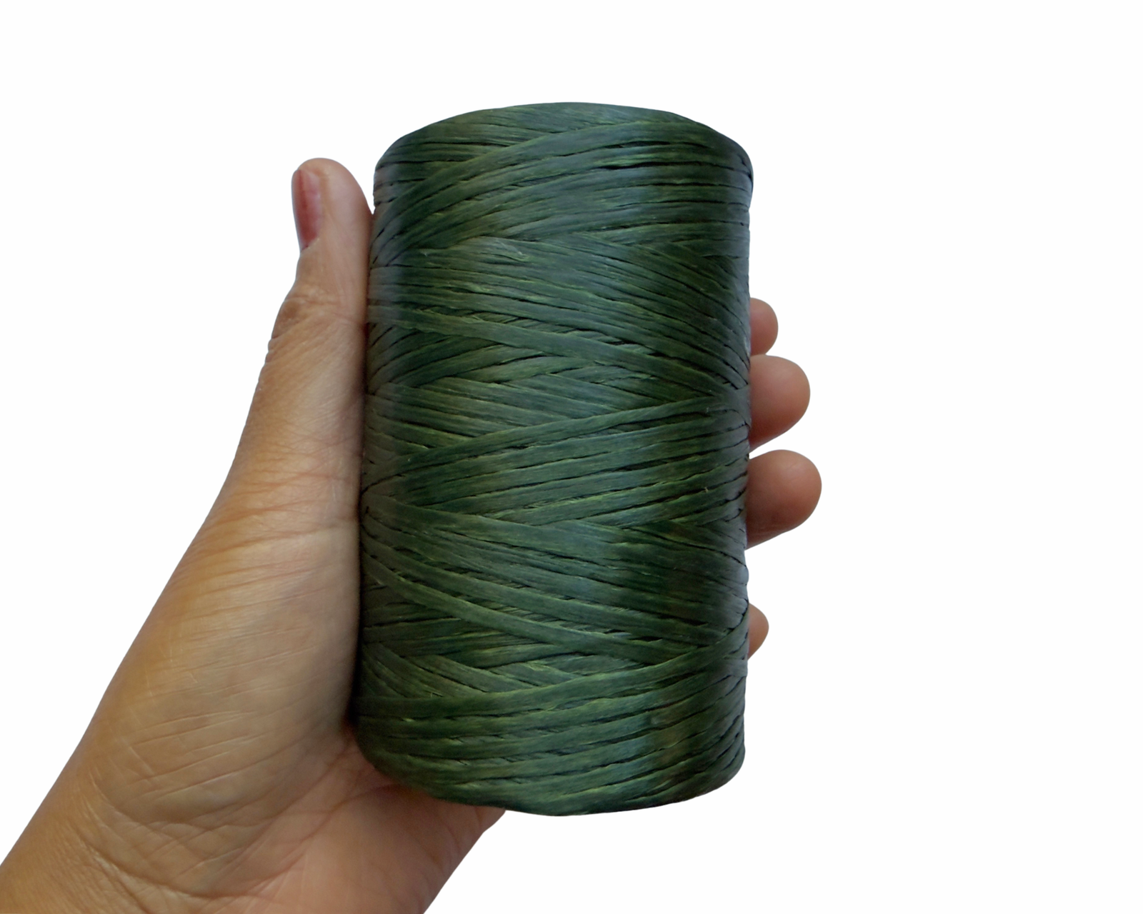 Kulay Artificial Deer Sinew Dark/Forest Green Waxed Flat Polyester Thread for Beading, Leather, Tie-dye Crafts and Sewing, Sinue (5-Ply, 300 Yards or 900 Feet) - Image 2